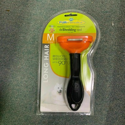 Furminator Deshedding Tool For Long Hair Dogs Medium 21 50lbs Ebay