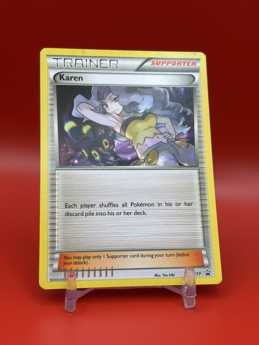 karen pokemon card Karen (Full Art) - XY - Alternate Art Promos main image 1