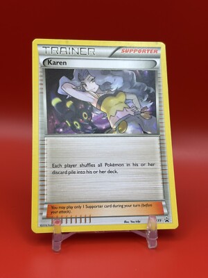 Karen - XY177 - Black Star Promo Pokemon Card World Championships