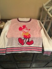 Vintage Walt Disney Productions May Knitting Mickey Mouse Sweater
