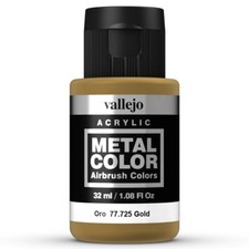 VJP77725 Acrylicos Vallejo Metal Color: Metal: Gold 32ml. 