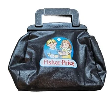 Fisher Price Medical Kit Doctor Dr Nurse Bag Play Set 1987 VTG 8 Pieces Set