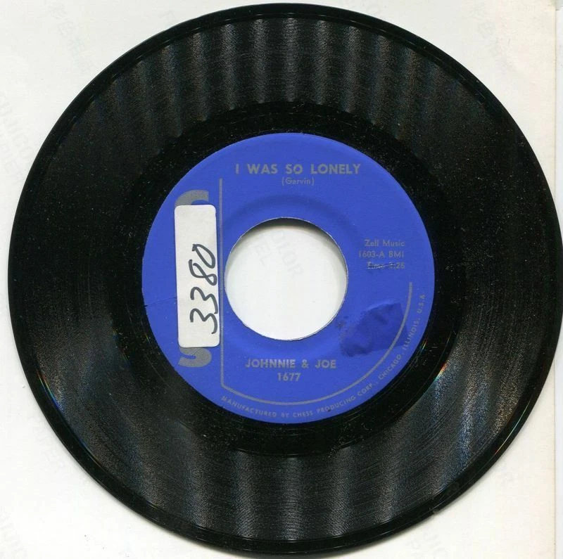 Johnnie & Joe - I Was So Lonely / If You Tell Me You're Mine (7" 45 RPM Single) - Image 4 of 4