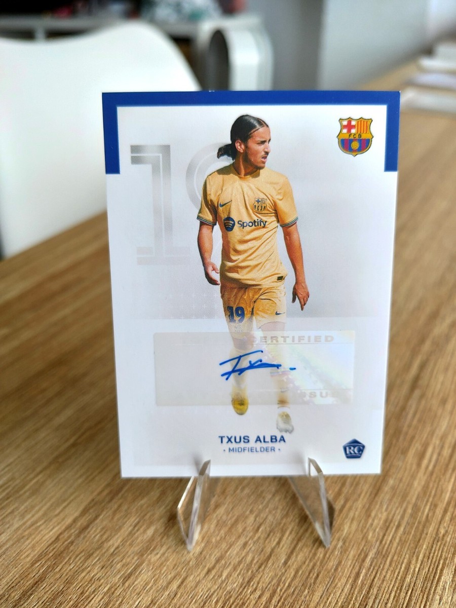 Txus Alba AUTO Topps FC Barcelona 2023 Rookie RC Autograph