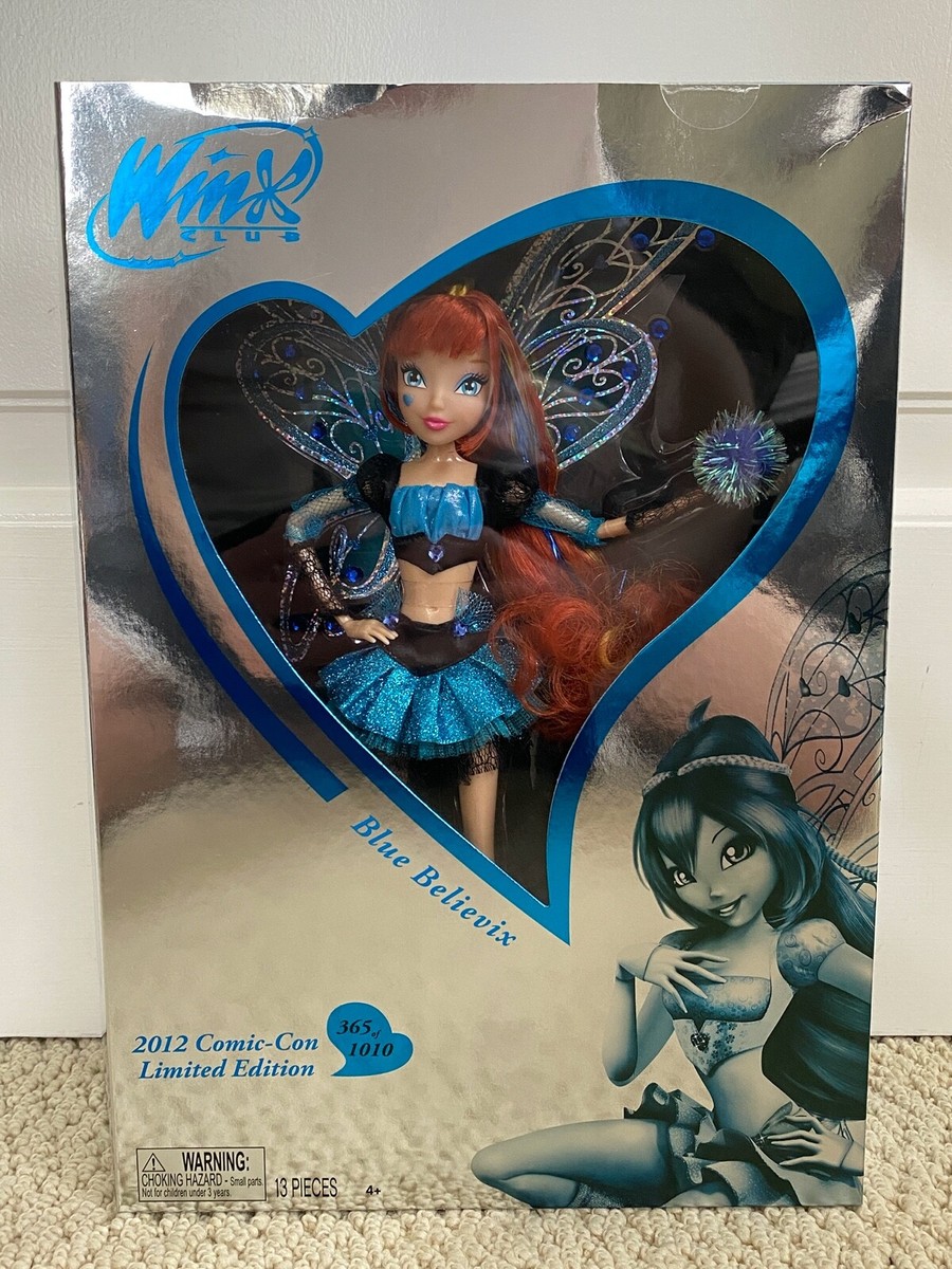 NIB Winx Club 2012 Comic-Con Blue Believix Limited Edition