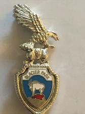 Vintage Souvenir Spoon US Collectible Glacier Park Montana