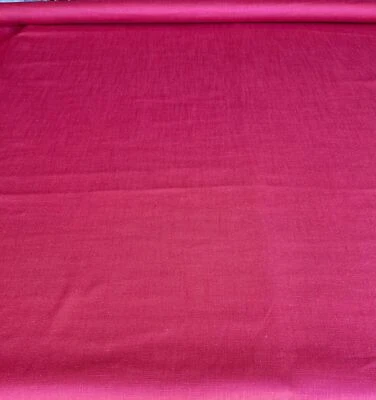 Metres Laura Ashley Bacall Cranberry Curtain Fabric PER 1 METER