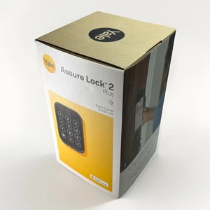 Yale Assure Lock 2 Plus Black Suede Touchscreen Smart Lock Apple Key Brand New