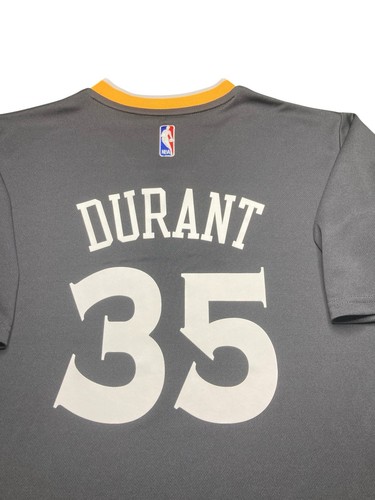 Adidas Golden State Warriors #35 Kevin Durant maglia grigio medio 2016 alternativa - Foto 4 di 9