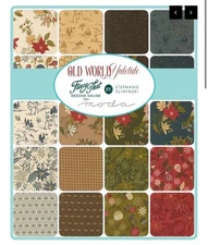 Moda Christmas Holiday Jelly Roll Fabric Strips 2.5" "Old World Yuletide"