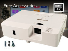 3LCD Projector for Home Theater 3700 Lumens Hybrid Long-Life Filter 2160p w/Kit