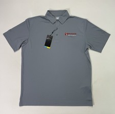 Callaway Opti-Dri Polo Shirt Mens Large Grey NWT Performance Golf Preppy Active