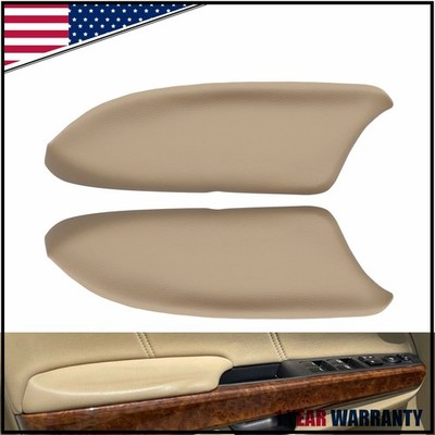 Pair For Honda Accord Sedan 08-12 Front Door Panels Armrest Lid Cover Beige New