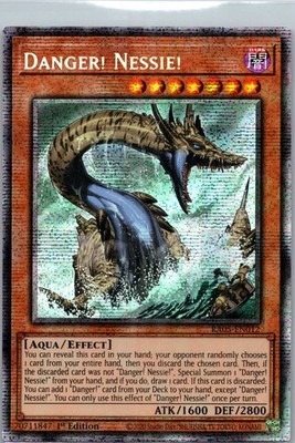 Danger! Nessie! (Starlight Rare) 1st Edition Starlight Rare RA05-EN012 NM