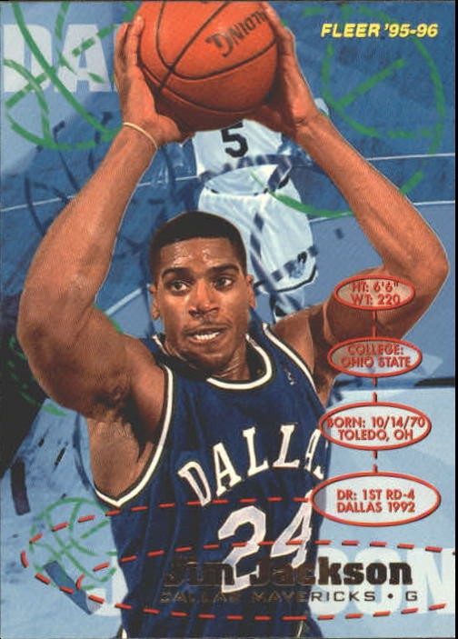 1995-96 Fleer #34 Jim Jackson - BSK