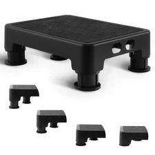 COOL-ANGLE Adjustable Step Stool for Bed, Bathtub, Car and Kitchen, 4-Level H...