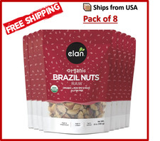 Organic Raw Brazil Nuts Whole No Shell Non-gmo Vegan Gluten-free Kosher 6.5oz US