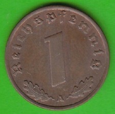 Coin 1 Reichspfennig 1936 A With HK In Vz-St Very Beautiful Rare nswleipzig