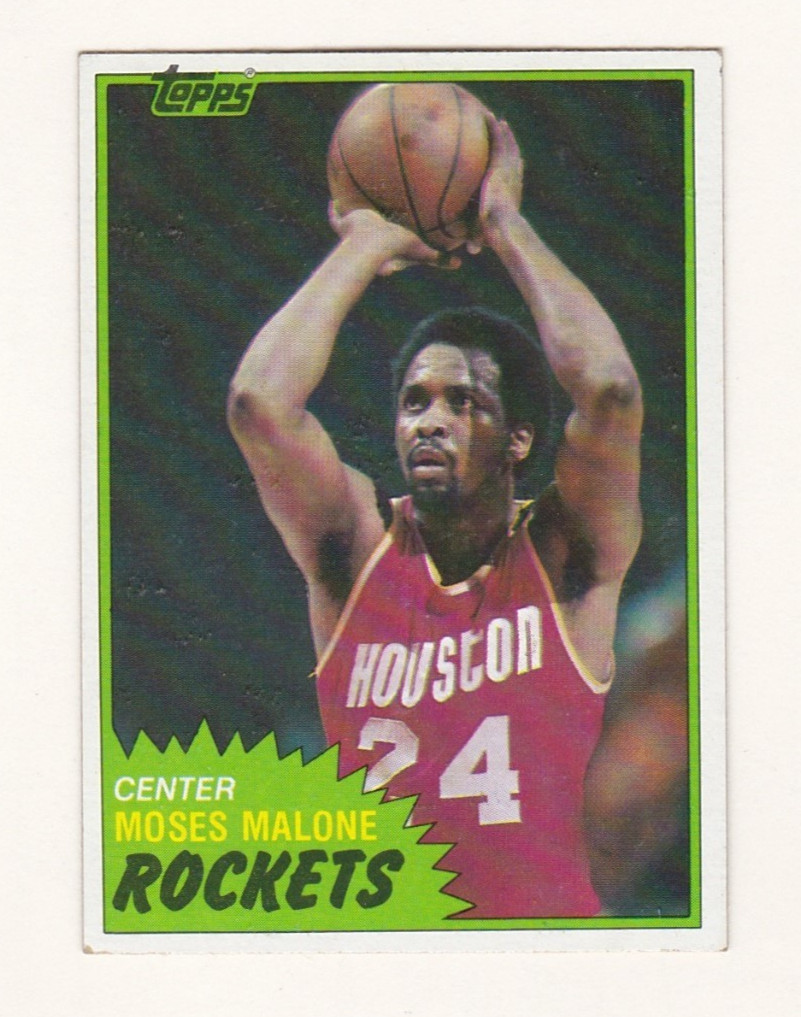 1981-82 TOPPS #14 MOSES MALONE (Rockets)
