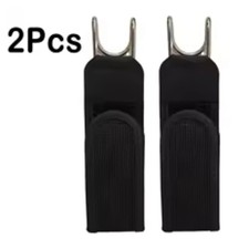 2PCS Metal Hook Elastic Belt Unisex Buckle,Less Invisible Waist Belt Closure