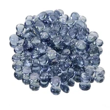 WGV Flat Marbles, Pebbles, Glass Gems for Vase Fillers, Wedding, Decoration, ...