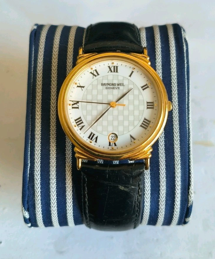 raymond weil gold dress watch Tradition Plated Wristwatches for sale ALLHOCONO