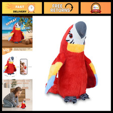 Interactive Talking Parrot Toy with Flapping Wings - Funny Recording Stuffed Ani