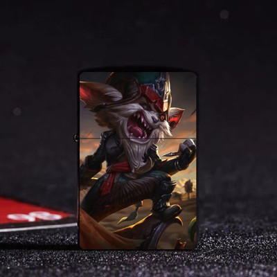 League of Legends Kled Windproof Pocket Lighter Custom Printed Champion Design