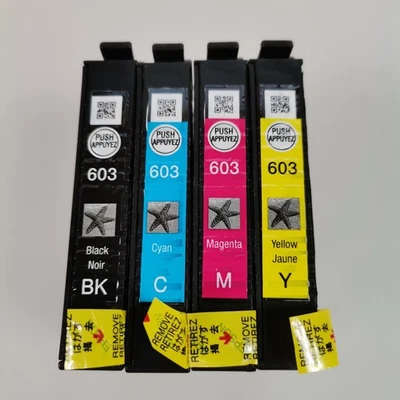 Genuine Original  Epson 603 BCMY Multipack Starfish Ink Cartridges XP-4100 4105 - Image 1 of 4