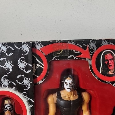ToyBiz WCW The Evolution of Sting Box Set Wrestling WWE WWF NWO