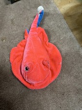 Stingray Plush Pink Blue Aquarium Ocean Marine Wildlife Sea Life Stuffed Animal