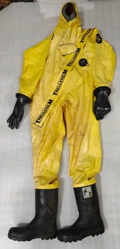 Trellchem ANSELL SUPER TYPE 1b-ET-B GASTIGHT CHEMICAL PROTECTIVE SUIT  SIZE:M/43 - product listing photo