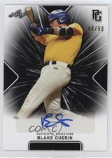 2021 Leaf Perfect Game National Showcase Black 48/50 Blake Guerin Auto 1u6