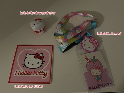 hello kitty limited edition collection, items, & accessories (new, never used)