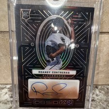 Panini Chronicles Obsidian Roansy Contreras OA-RC Orange 46/50 Pirates RC Auto