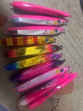 Metal jig set of 10, colorful