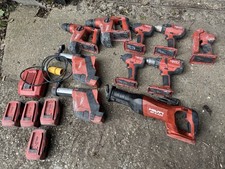 Hilti 22v Tools and Batteries