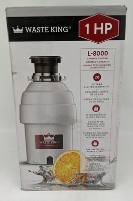 Waste King L-8000 1HP 2800RPM 115V Garbage Disposal