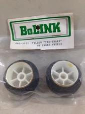 BoLINK RC Car Wheels BL-3022 Yellow Tru-Traksd Carro Wheels