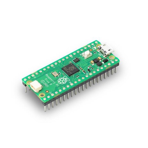 Raspberry Pi Pico H - Mikrocontroller Entwicklungsboard mit gelöteten GPIO Headern - Bild 1 von 2