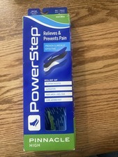 Powerstep Insoles Pinnacle High Arch Men  s 8-8.5 Women  s 10-10.5 Relieves Pain