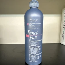 New Roux Fanci Full Temporary Hair Color Rinse 41 True Steel 15.2 fl oz Wash Out