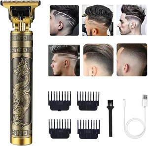 Pantoufles pour les hommes, sans fil électrique Trintre de cheveux Rechargeable