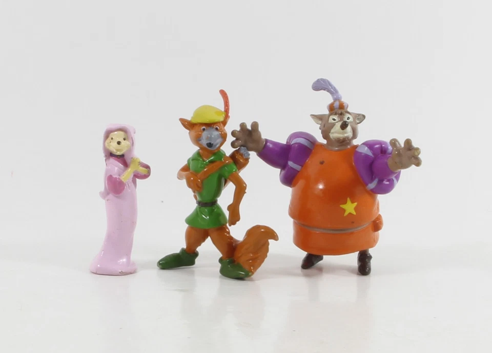 Robin Hood === Lady Maid Marian 3 x Walt Disney Figur Kid´M ca 5-6 cm hoch