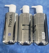 3 X Prequel Non-Drying Glycerin Cleanser - 13.5 Fl Oz Face & Body Wash 