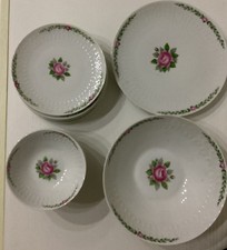 Servizio Piatti Winterling Bavaria Vintage 6 Persone + Piatti Portata Porcellana