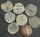 Cincin19,LOTS" Lot of 8 Blancas de los Trastamara