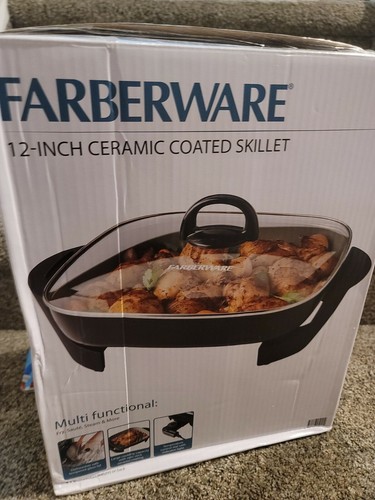 farberware 12 inch ceramic electric skillet