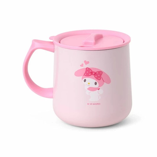 My Melody Stainless Steel Mug with Lid Pink 360ml Sanrio Original 2025 NEW CH - Picture 2 of 5