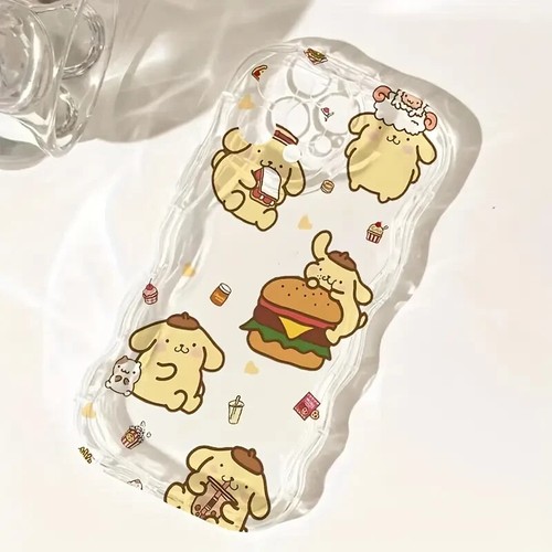Estuche transparente para teléfono móvil Sanrio Pompompurin 13 Pro Max nuevo en paquete - Imagen 3 de 6